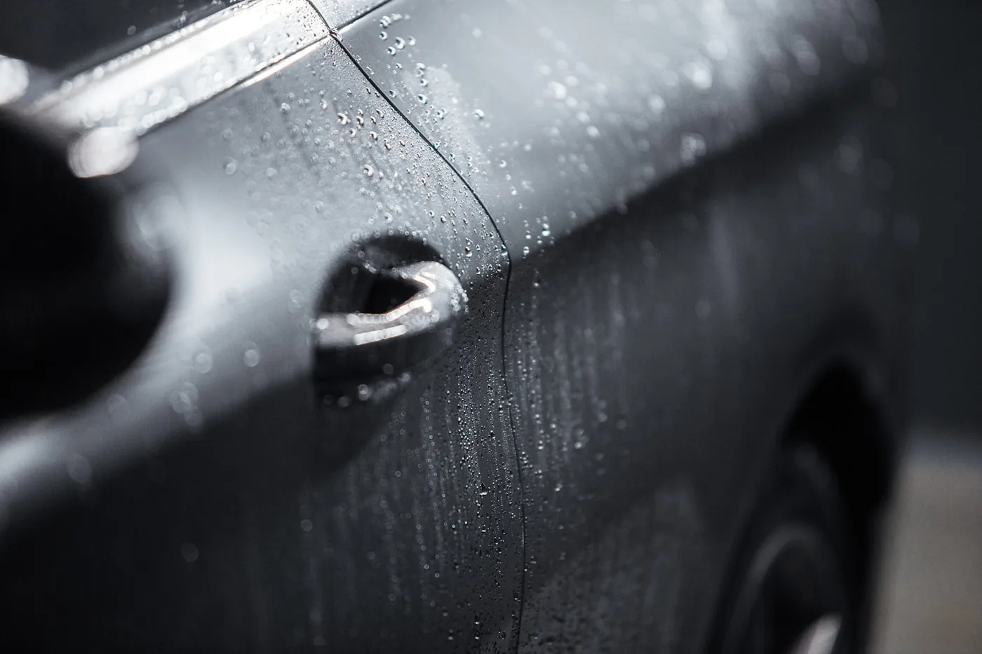 Water beading across automotive paint